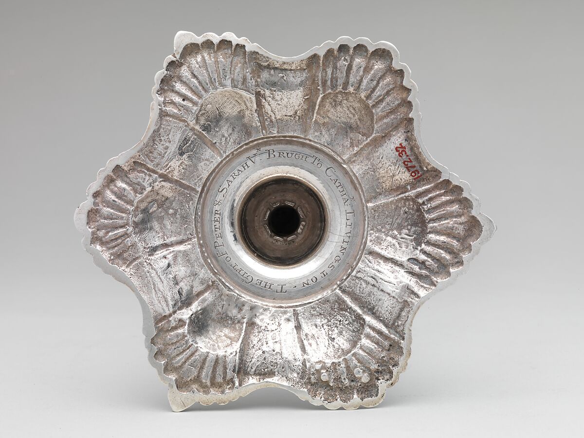 Candlestick, Myer Myers (1723–1795), Silver, American
