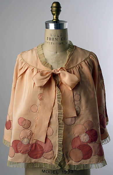 1940年代 vintage bed jacket Bed jacket - American or European - The Metropolitan Museum of Art
