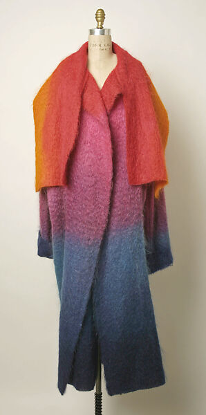 Coat, Giorgio di Sant&#39;Angelo (American, born Italy, 1933–1989), wool, American 