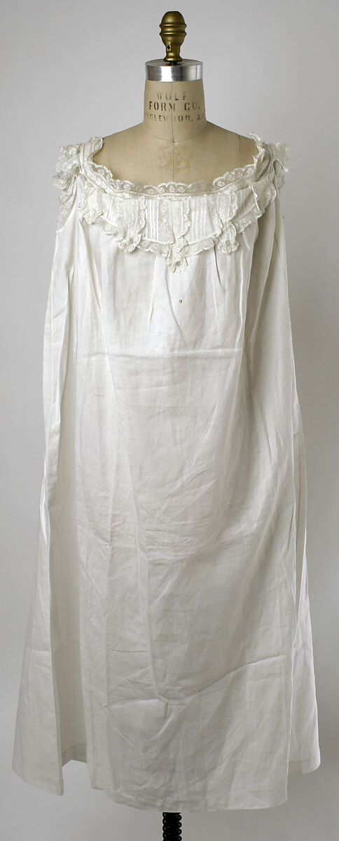 Chemise, cotton, American 