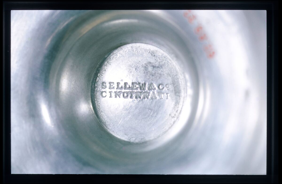 Candlestick, Sellew and Company (1832–60), Pewter, American