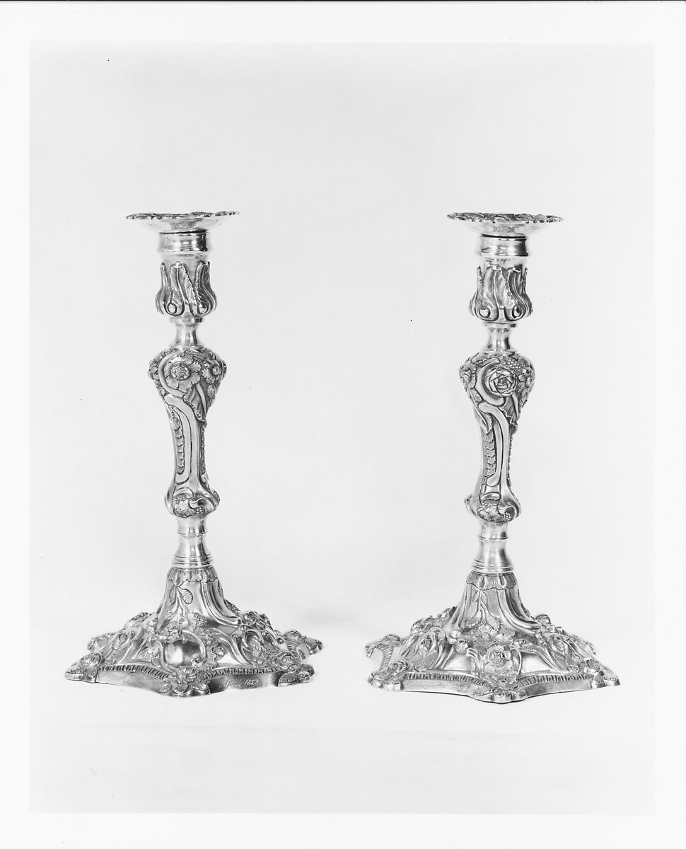 Candlestick, William Thomson (1777–1833), Silver, American