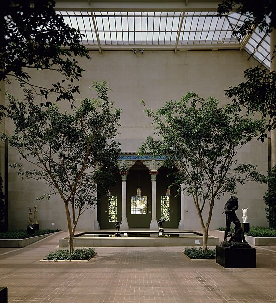 Architectural Elements from Laurelton Hall, Oyster Bay, New York, Designed by Louis C. Tiffany (American, New York 1848–1933 New York), Limestone, ceramic, and Fravrile glass, American