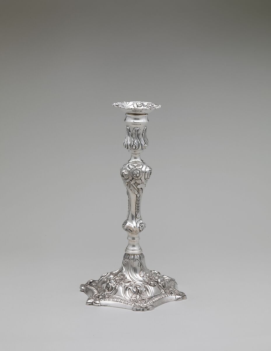 Candlestick, William Thomson (1777–1833), Silver, American 