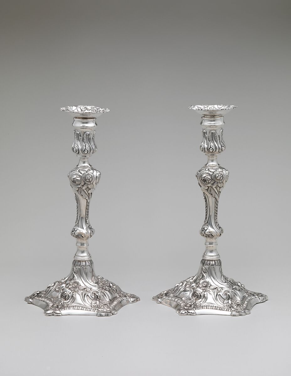 Candlestick, William Thomson (1777–1833), Silver, American