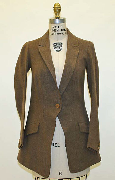 Riding jacket, wool, American or European 