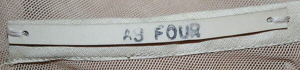 Jacket, As Four (American, 1999–2005), leather, synthetic, cotton, rhinestone, cellophane, American