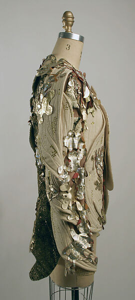 Jacket, As Four (American, 1999–2005), leather, synthetic, cotton, rhinestone, cellophane, American