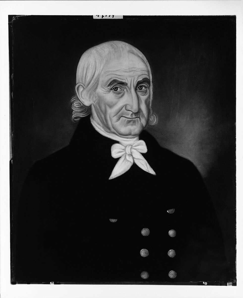 Captain Abraham Vorhees, Micah Williams (1782–1837), Pastel on off-white wove paper, mounted on a wood strainer, American