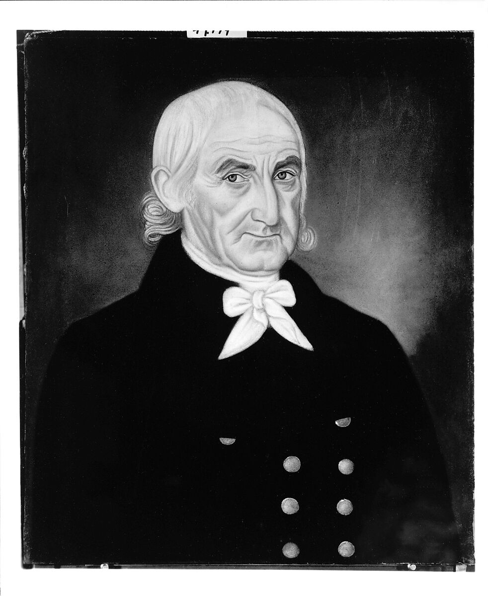 Captain Abraham Vorhees, Micah Williams (1782–1837), Pastel on off-white wove paper, mounted on a wood strainer, American