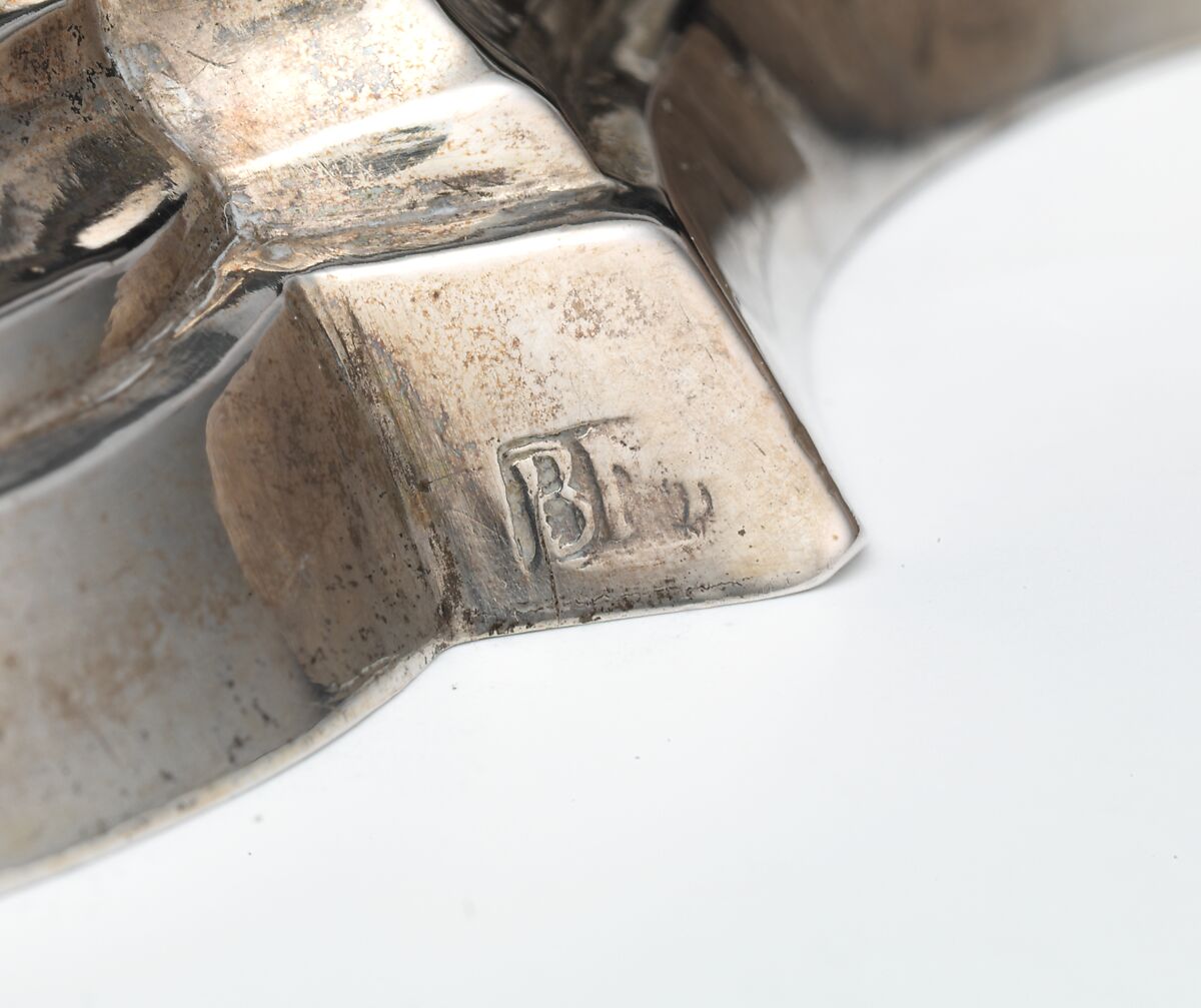 Candlestick, Marked by B. M., Silver, American