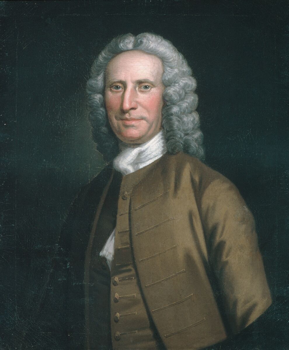 Cadwallader Colden, John Wollaston (Anglo-American, active 1733—67), Oil on canvas, American 