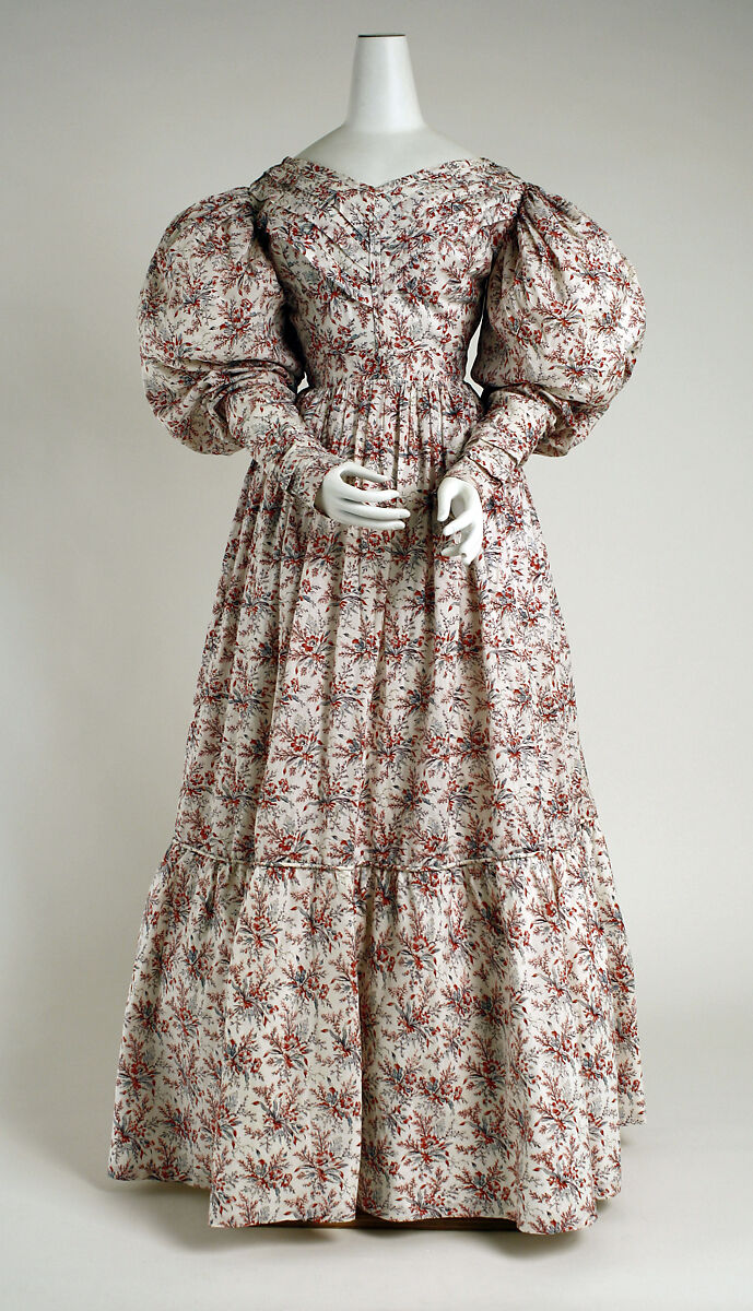 Dress, cotton, British 