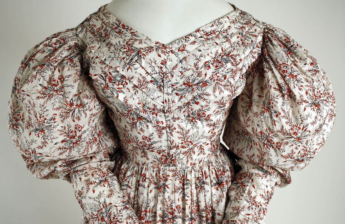 Dress, cotton, British