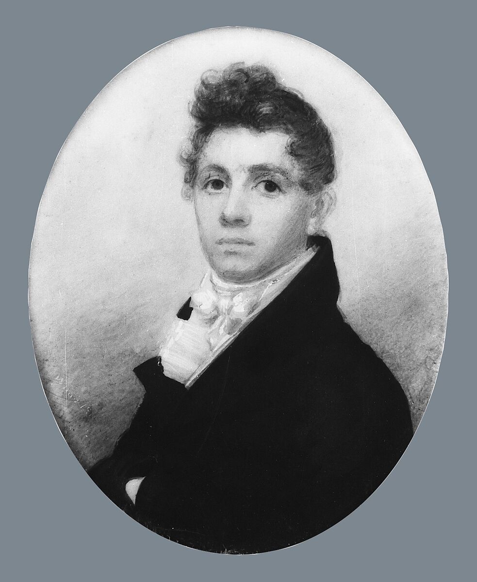 George William Fairfax, Joseph Wood (1778–1830), Watercolor on ivory, American 