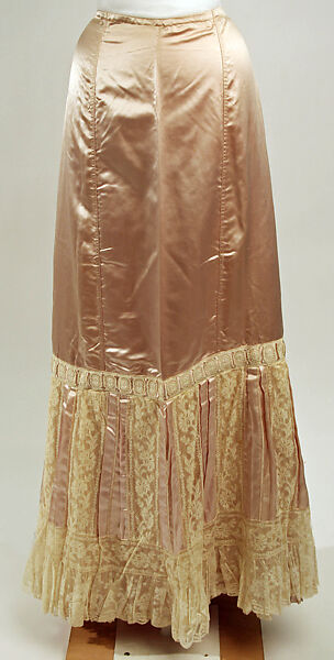 Petticoat, Bon Marché (French, founded ca. 1852), silk, European 