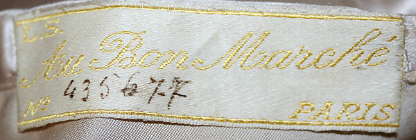 Petticoat, Bon Marché (French, founded ca. 1852), silk, European