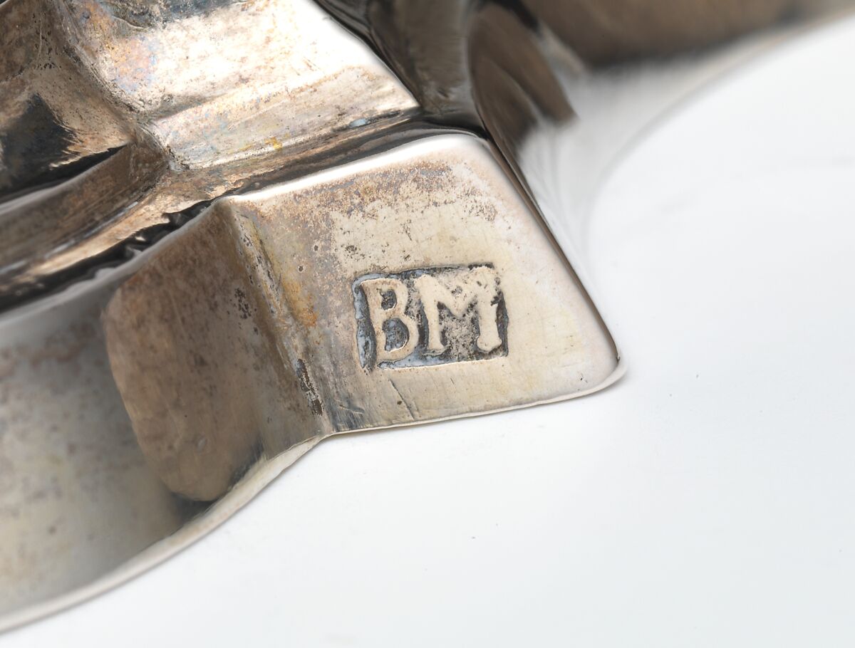 Candlestick, Marked by B. M., Silver, American