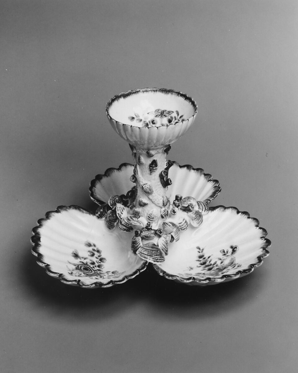 Pickle Stand, Manufactured by American China Manufactory (Philadelphia, Pennsylvania, 1770–1772), Soft-paste porcelain, American