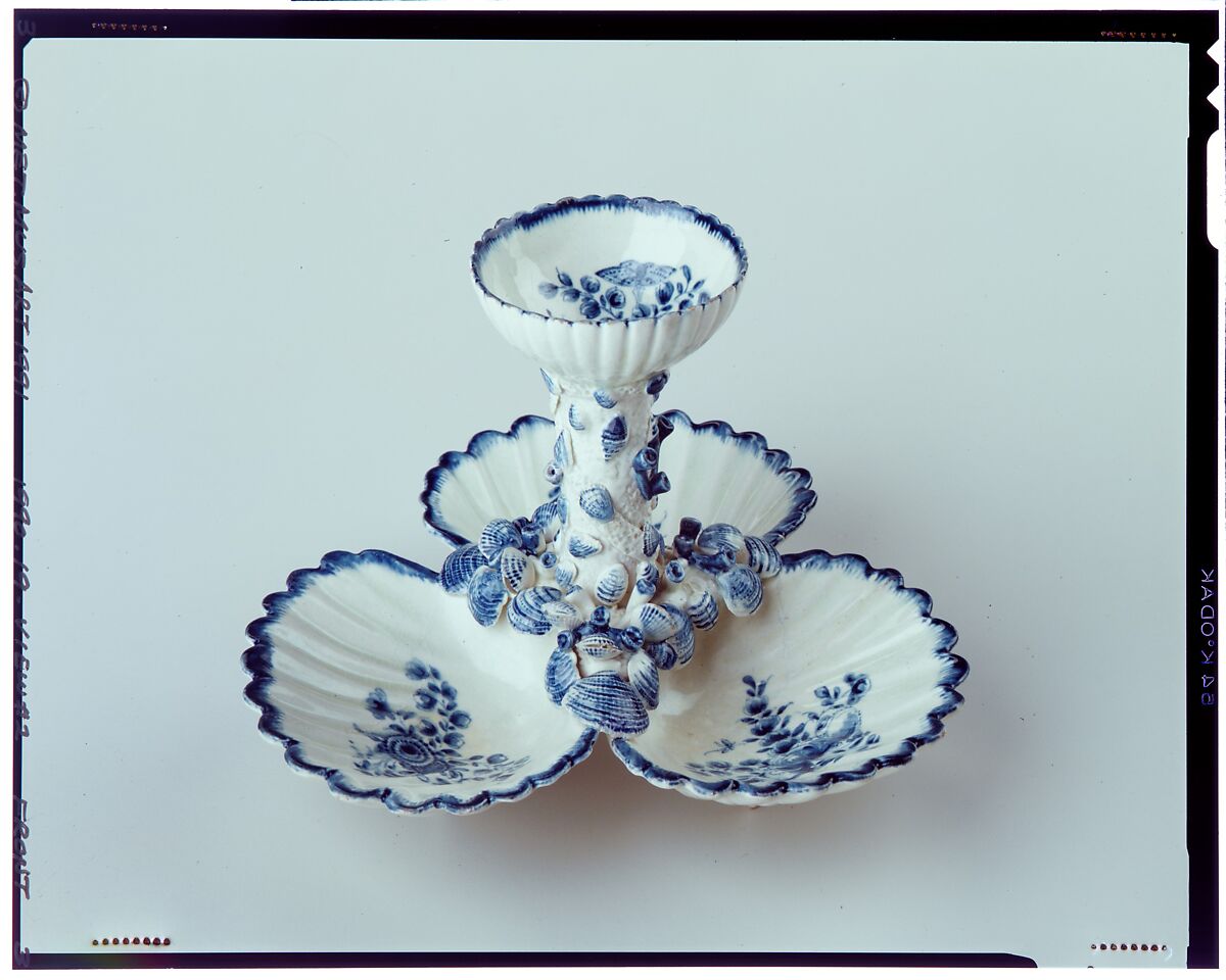 Pickle Stand, Manufactured by American China Manufactory (Philadelphia, Pennsylvania, 1770–1772), Soft-paste porcelain, American