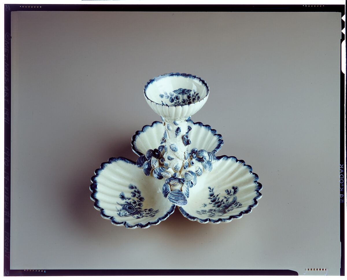 Pickle Stand, Manufactured by American China Manufactory (Philadelphia, Pennsylvania, 1770–1772), Soft-paste porcelain, American