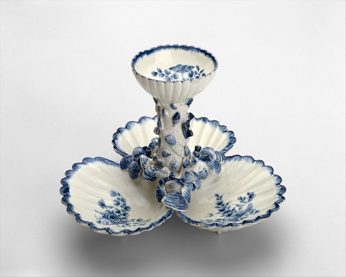Pickle Stand, Manufactured by American China Manufactory (Philadelphia, Pennsylvania, 1770–1772), Soft-paste porcelain, American 