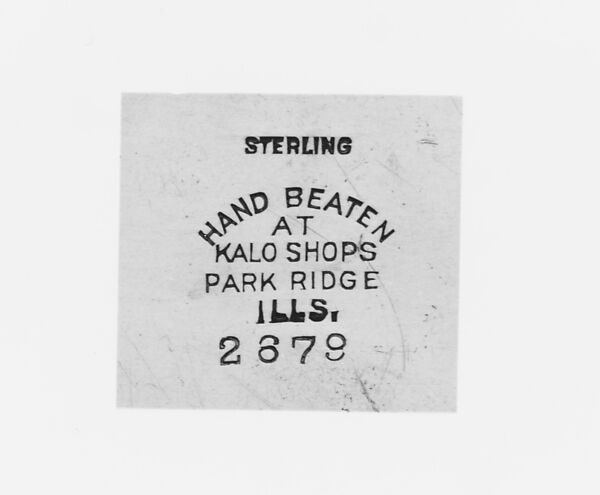 Desk Set, The Kalo Shop (American, 1900–1970), Silver, American