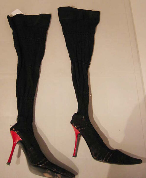 Boots, House of Dior (French, founded 1946), (a,b) cotton/synthetic blend, synthetic, leather, French