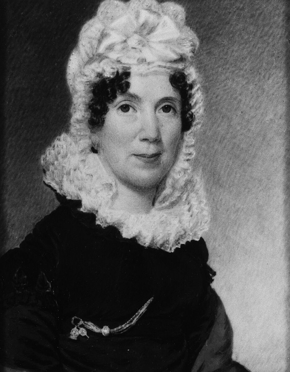 Mrs. George Ingersoll (Martha Goldthwaite), Sarah Goodridge (1788–1853), Watercolor on ivory, American