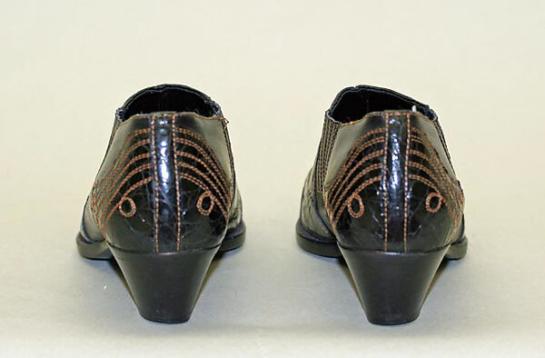 Shoes, Fendi (Italian, founded 1925), a,b) leather, silk, Italian