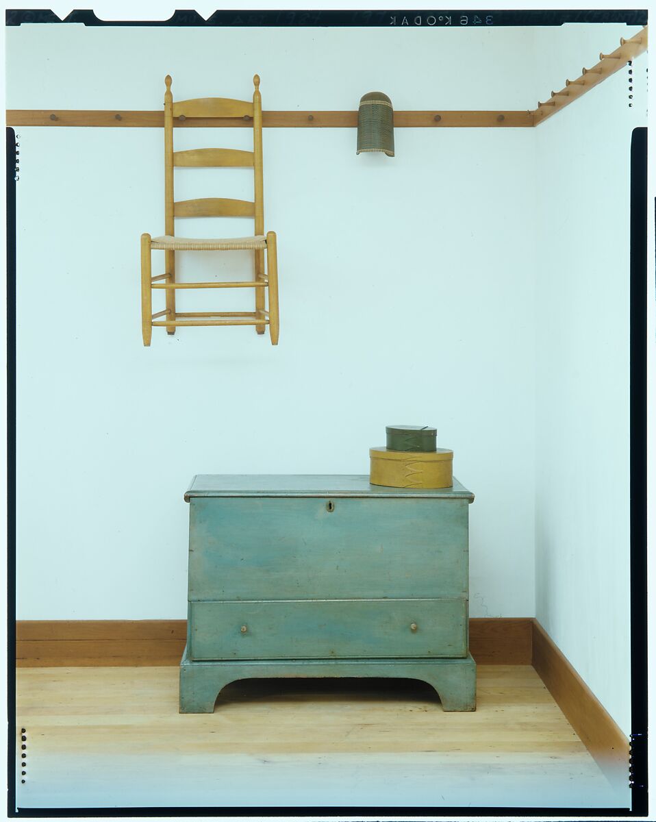 Architectural elements from a Retiring Room in the North Family Dwelling American, New Lebanon, New York, United Society of Believers in Christ’s Second Appearing (“Shakers”) (American, active ca. 1750–present), Wood, American, Shaker