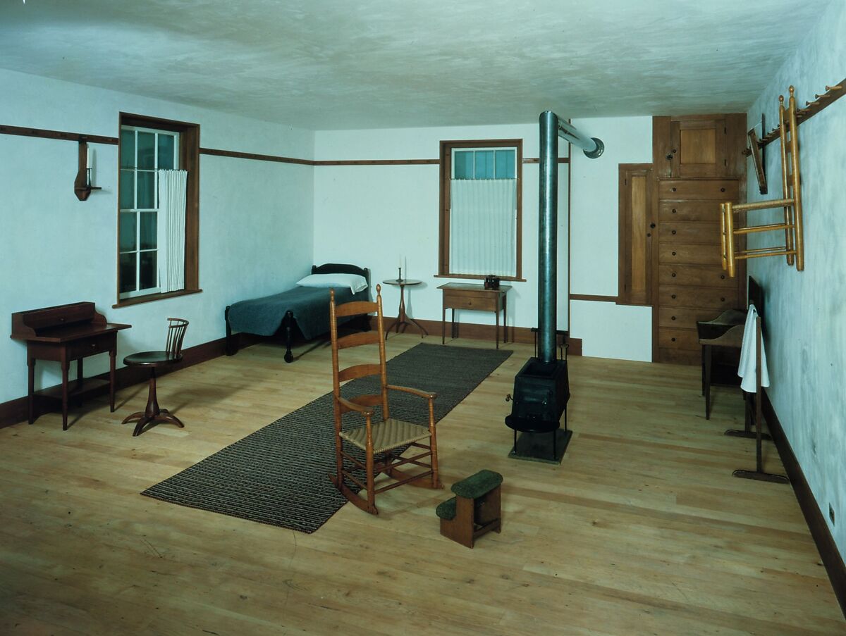 Architectural elements from a Retiring Room in the North Family Dwelling American, New Lebanon, New York, United Society of Believers in Christ’s Second Appearing (“Shakers”) (American, active ca. 1750–present), Wood, American, Shaker