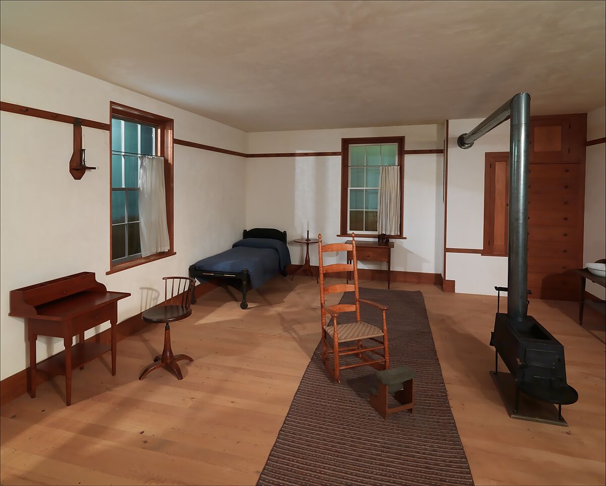 Architectural elements from a Retiring Room in the North Family Dwelling American, New Lebanon, New York
