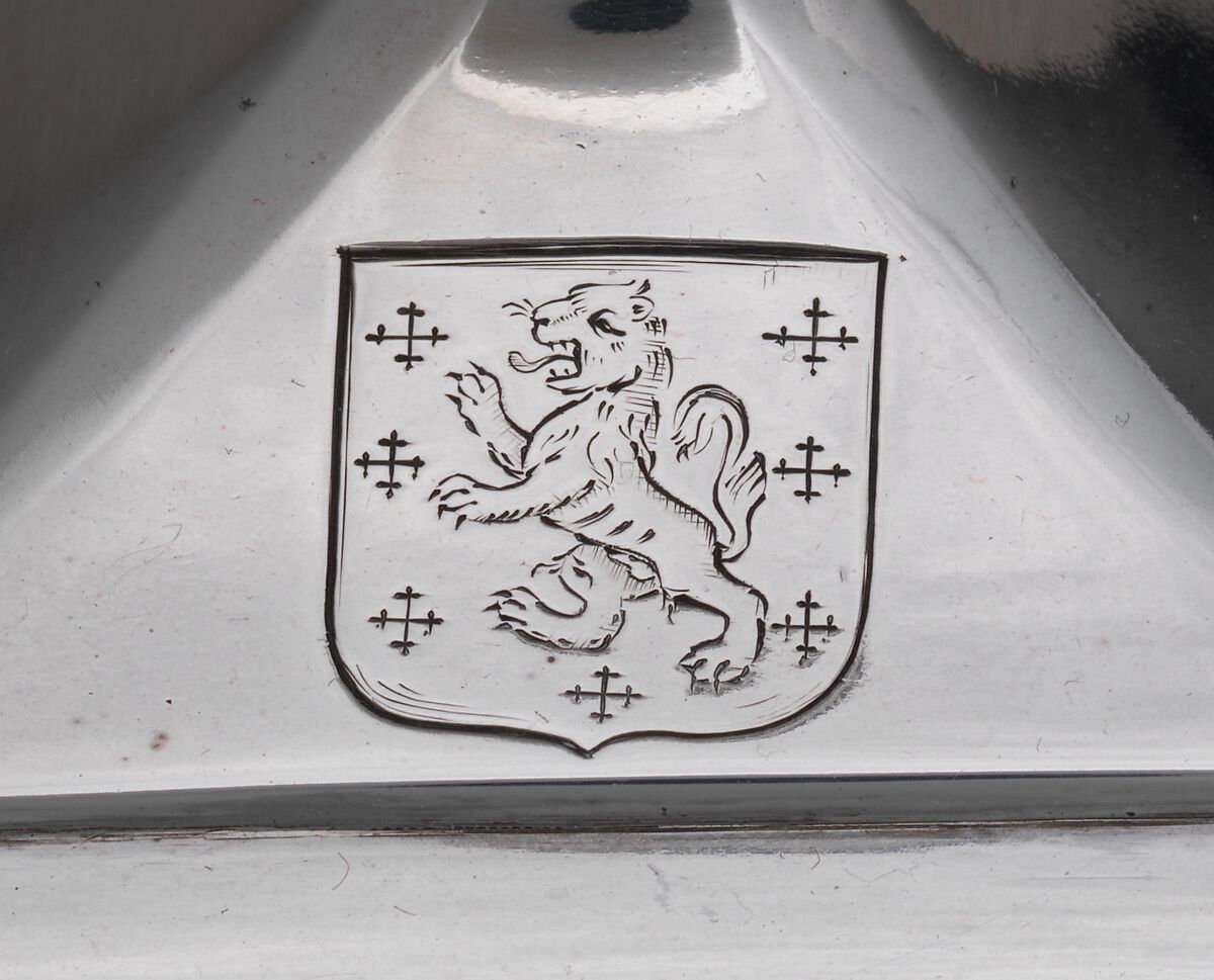 Candlestick, Edward Winslow (1669–1753), Silver, American