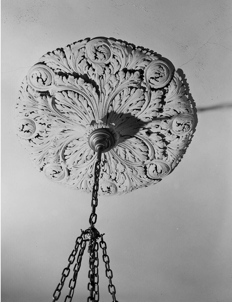 Architectural elements from the La Roque Mansion, Astoria, New York, Plaster and wood, American