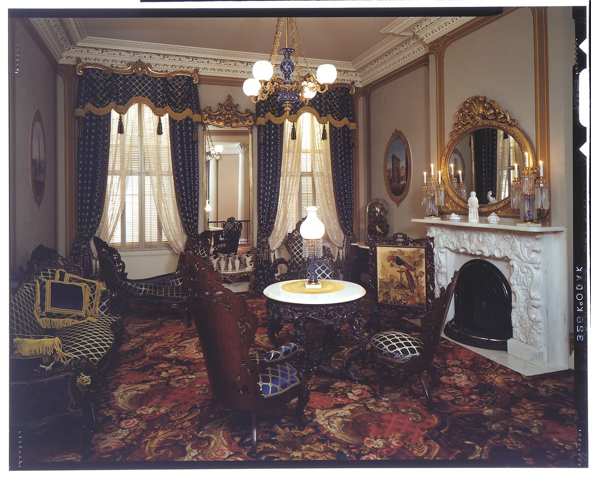 Architectural elements from the La Roque Mansion, Astoria, New York, Plaster and wood, American