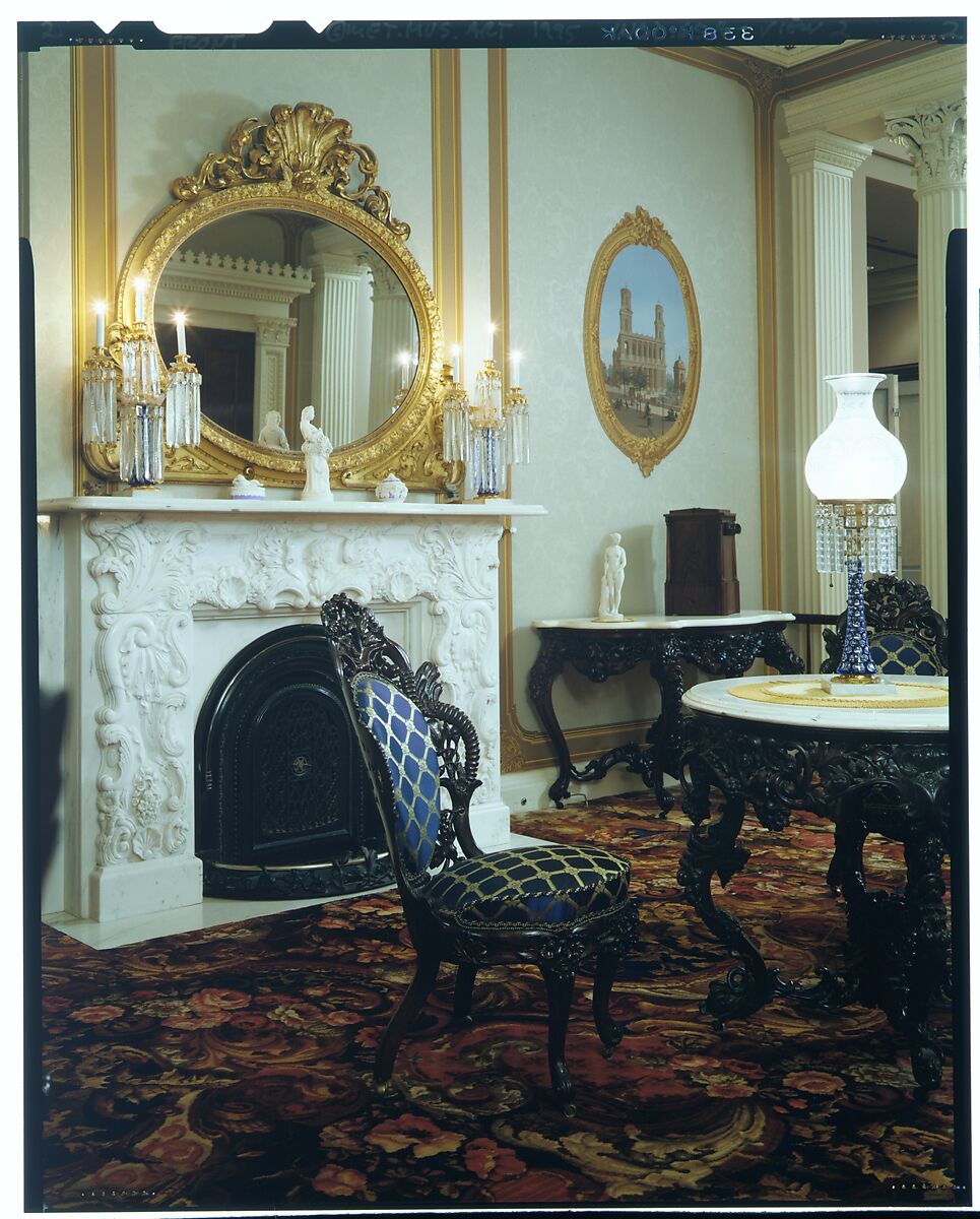 Architectural elements from the La Roque Mansion, Astoria, New York, Plaster and wood, American