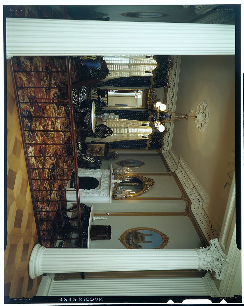 Architectural elements from the La Roque Mansion, Astoria, New York, Plaster and wood, American