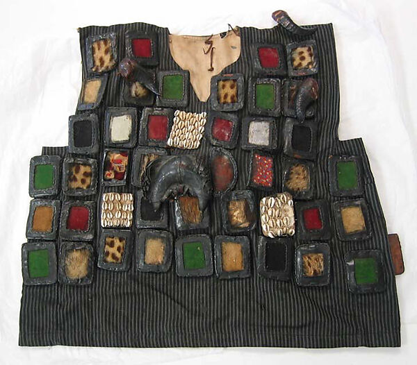 Ensemble, Leather, fur, horn, shell, glass, wool, cotton, Dagomba peoples