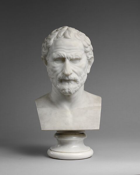 Demosthenes, Augustus Saint-Gaudens  American, Marble, American