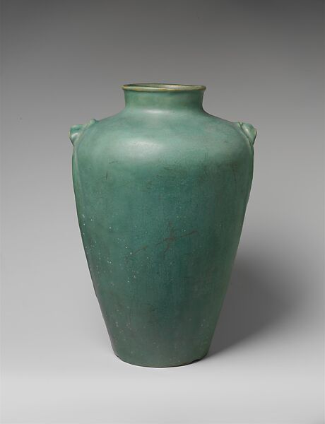Vase, White Pines Pottery (ca. 1913–29), Earthenware, American 