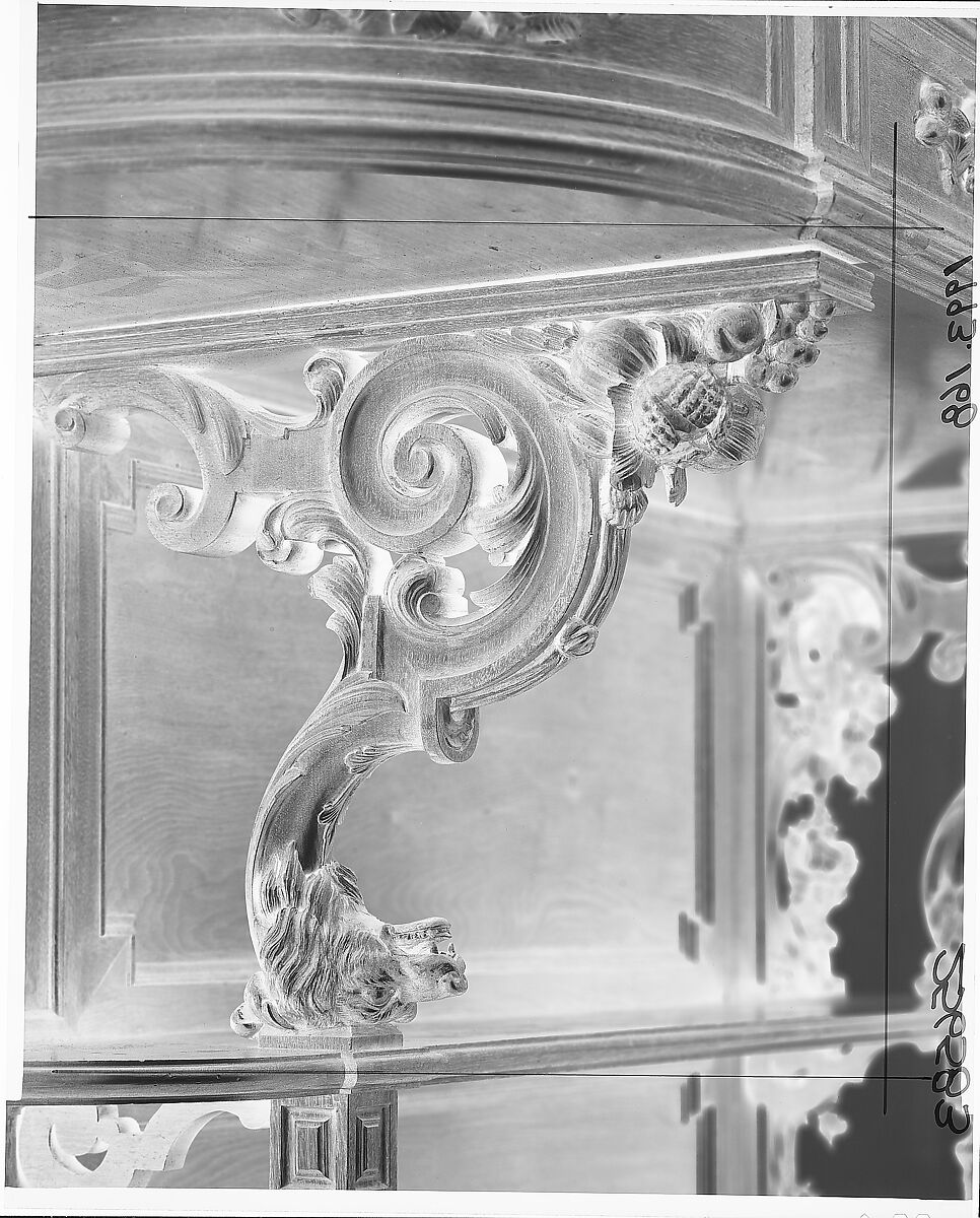 Sideboard, Alexander Roux (1813–1886), Black walnut, pine (secondary wood), American