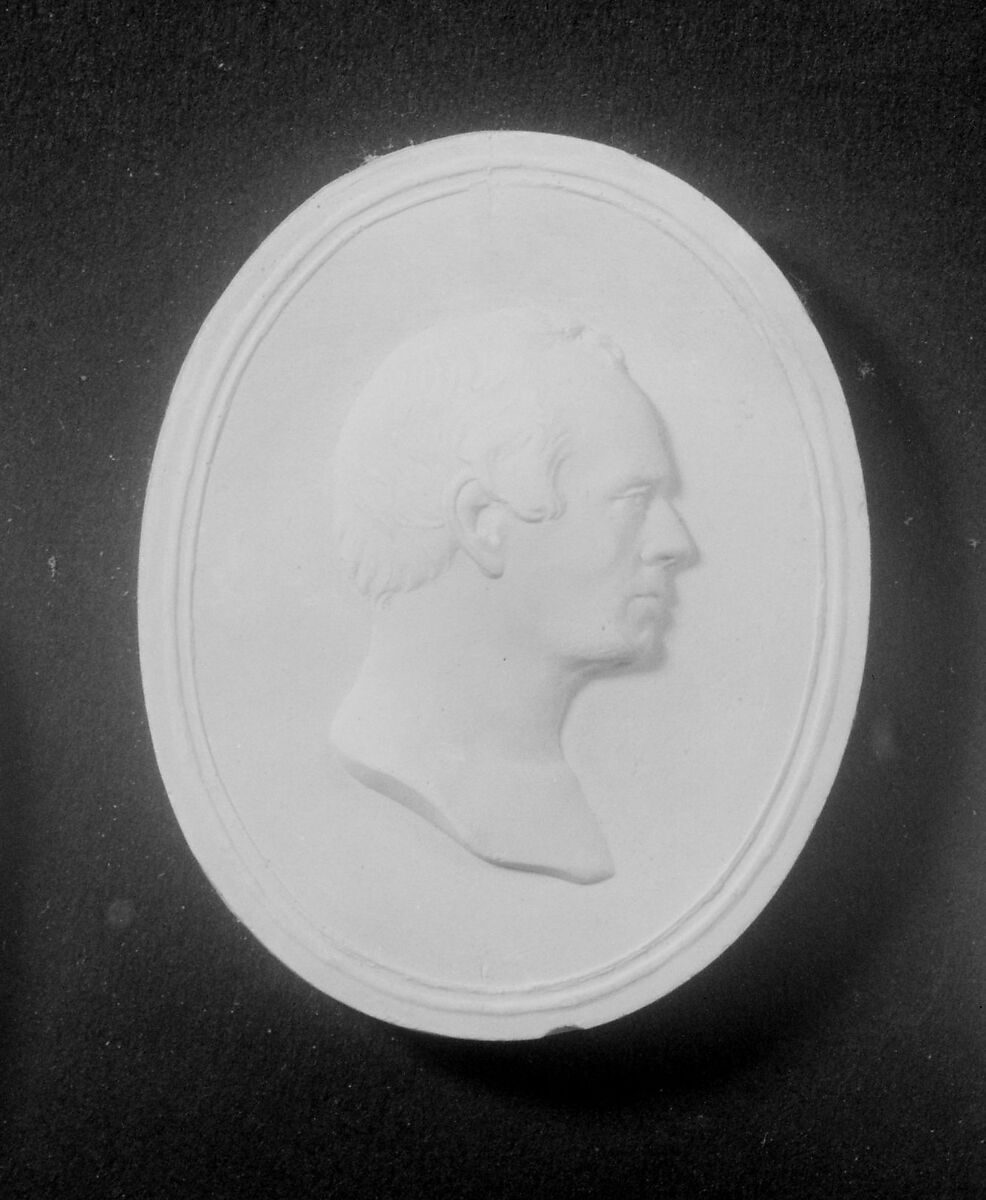 Erastus Dow Palmer, Cameo of a Gentleman, American