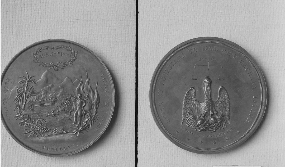 Louisiana to General Zachary Taylor, Charles Cushing Wright, Bronze, American