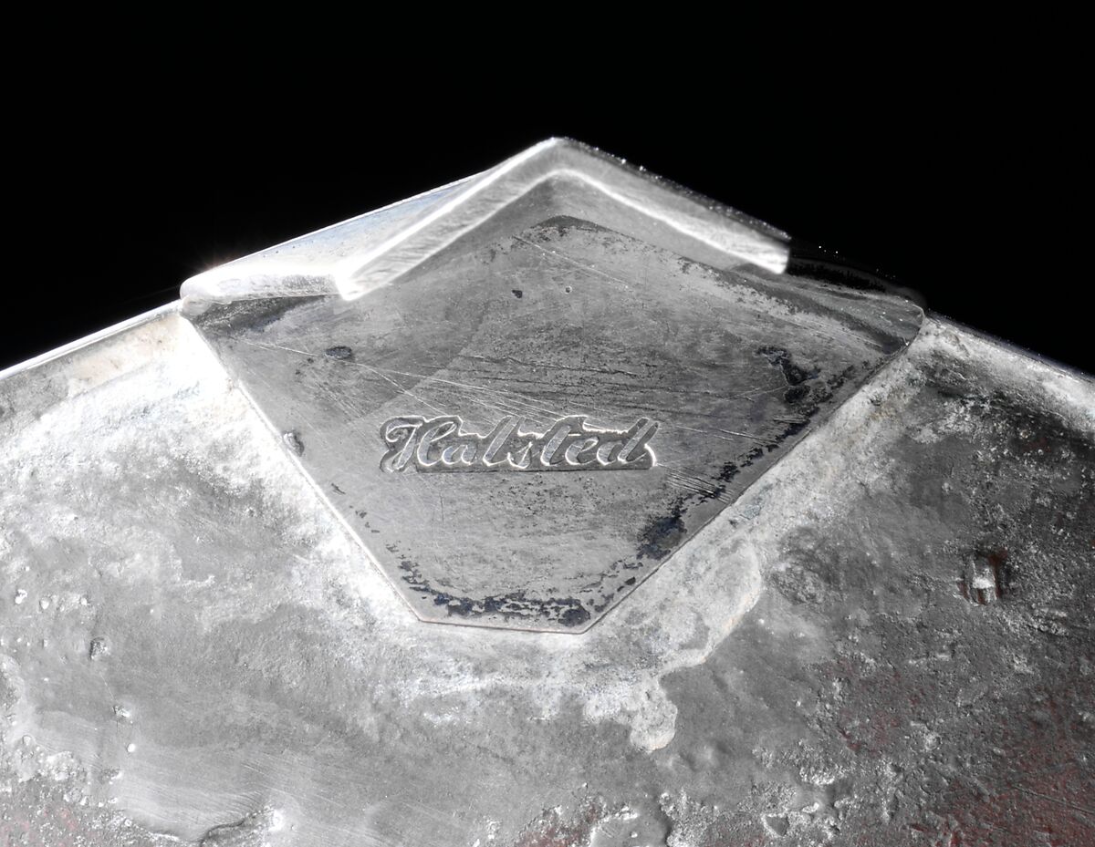 Plateau, Benjamin Halsted (1734–1817), Silver and glass, American