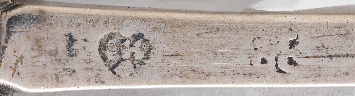 Spoon, John Hull (1624–1683), Silver, American