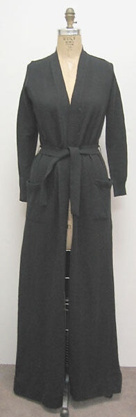 Ensemble, Halston (American, Des Moines, Iowa 1932–1990 San Francisco, California), a-d) wool; e) leather, silver
e) leather, metal, American 