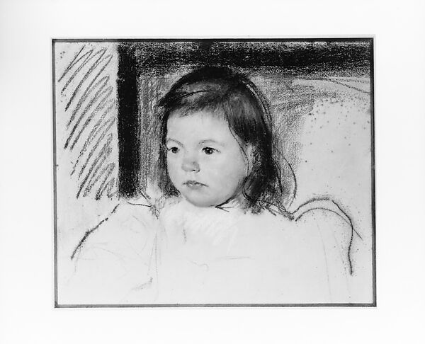 Ellen Mary Cassatt, Mary Cassatt (American, Pittsburgh, Pennsylvania 1844–1926 Le Mesnil-Théribus, Oise), Pastel on laid paper, originally mounted on a strainer, American