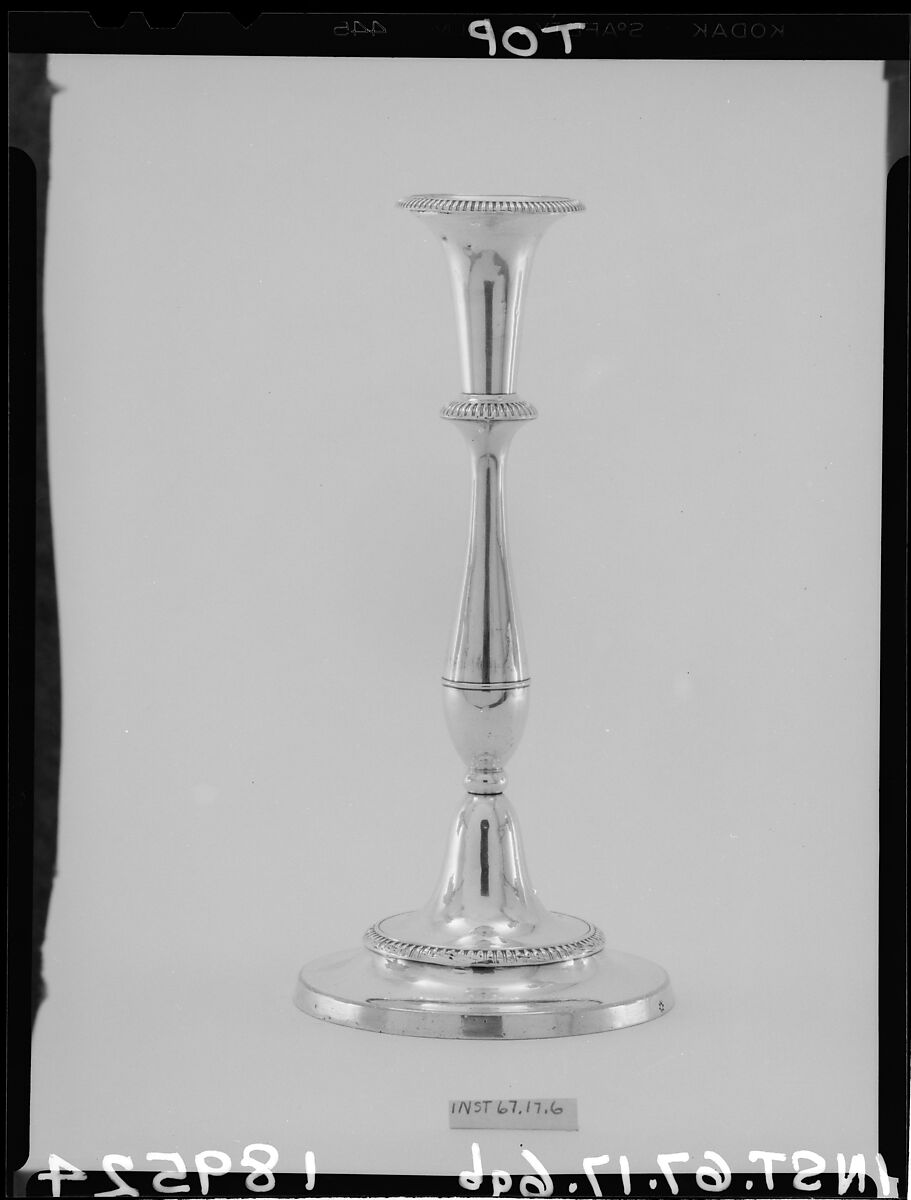 Candlestick, Matthew Boulton (British, Birmingham 1728–1809 Birmingham), Sheffield silver plate 