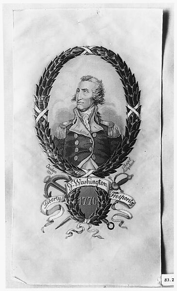 Badge of George Washington, Jordan, Silk, woven, Swiss 